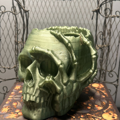 4" Skull Planter