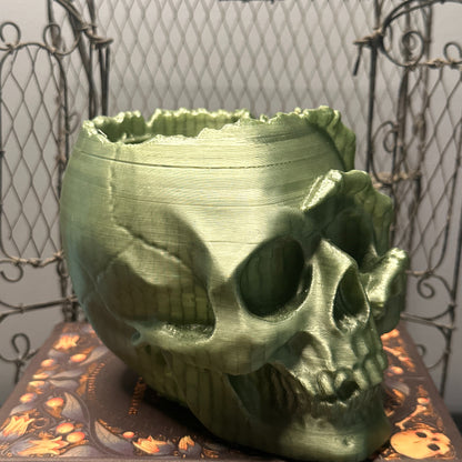 4" Skull Planter